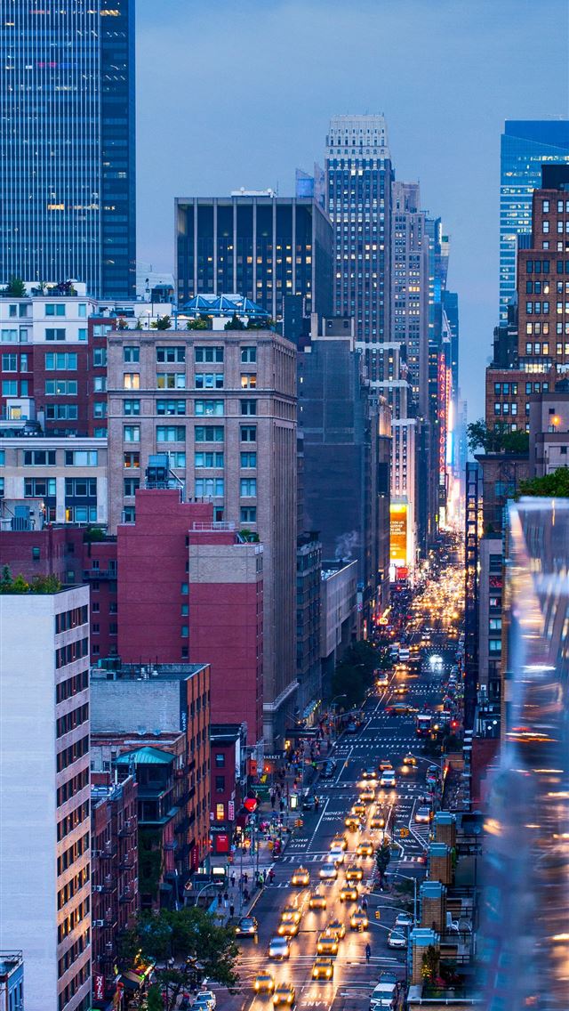 1284x2778 city building during night - united states iPhone Wallpaper