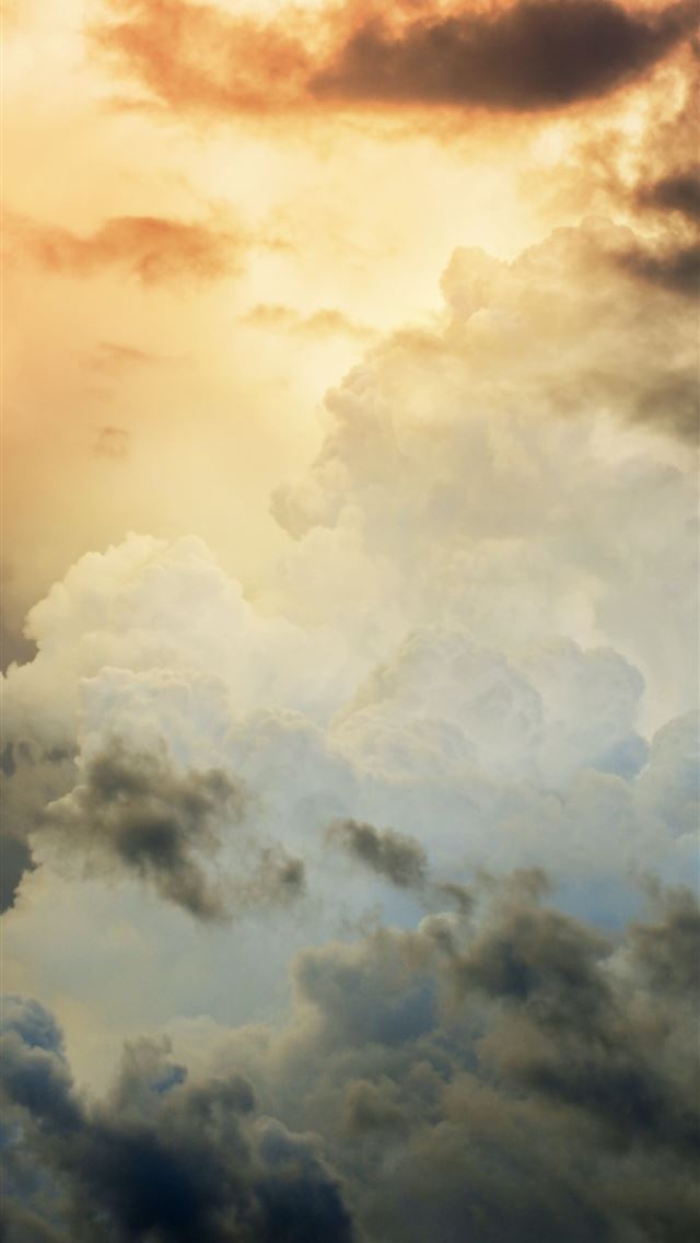 1284x2778 white clouds and blue sky - brasil iPhone Wallpaper