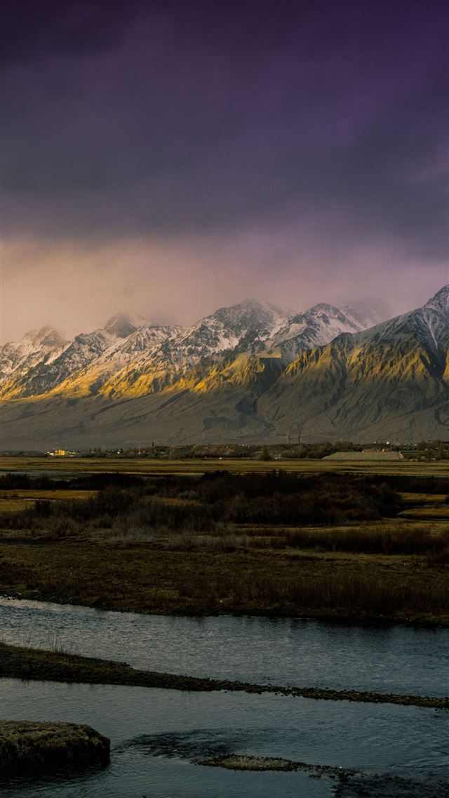 1284x2778 morning in mountains 10k -  iPhone Wallpaper