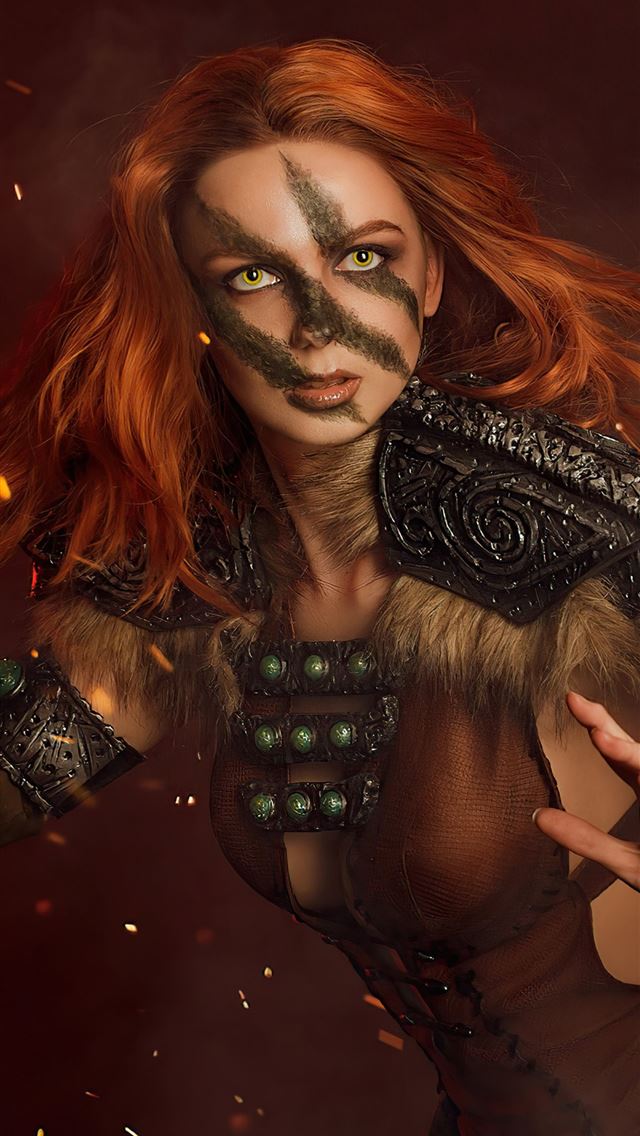 640x1136 aela skyrim cosplay 4k -  iPhone Wallpaper