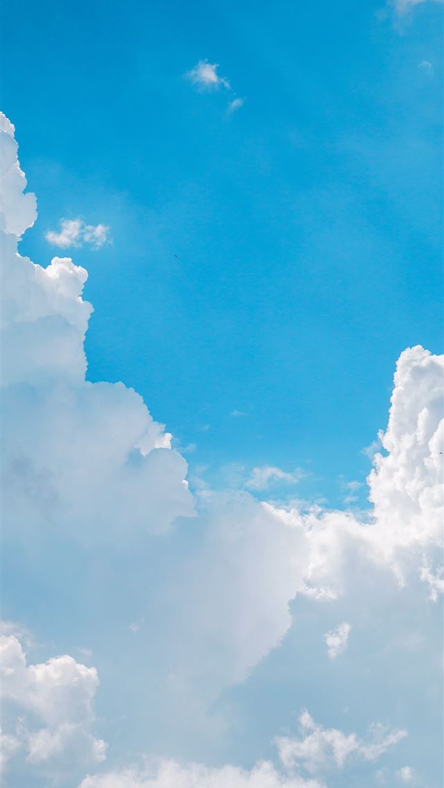 1284x2778 white clouds and blue sky during daytime - sky iPhone Wallpaper