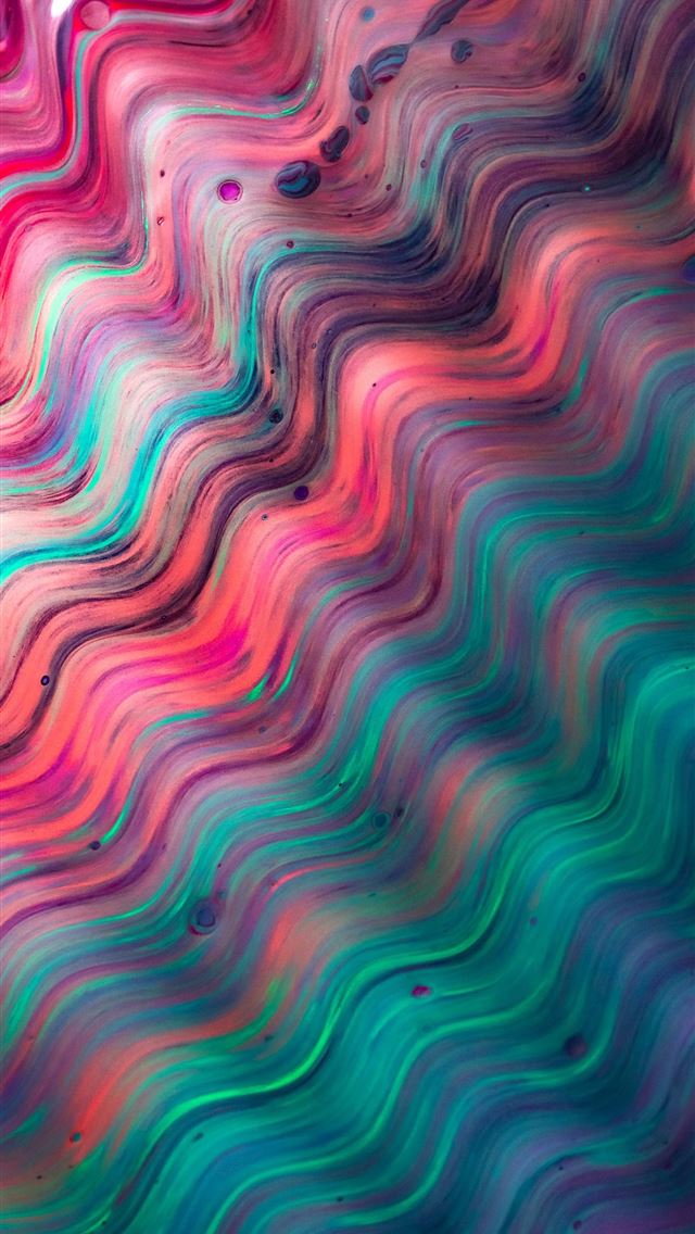 1284x2778 pink and teal abstract painting - art iPhone Wallpaper