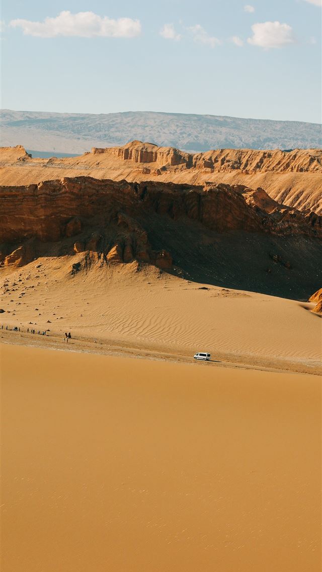 1284x2778 photography of desert range during daytime - atacama desert iPhone Wallpaper