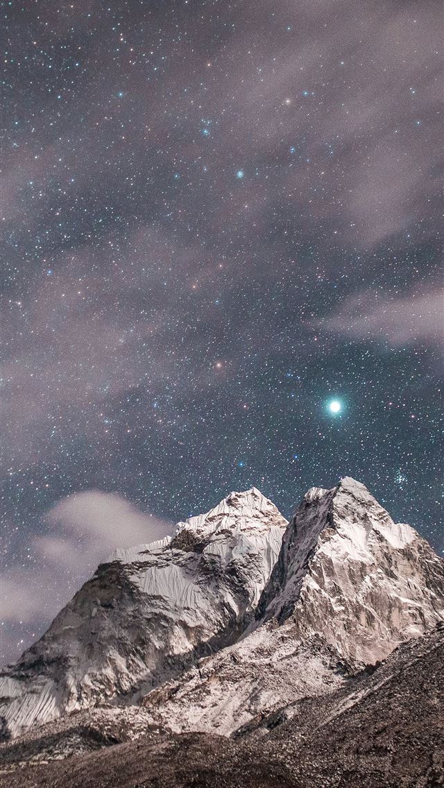 1284x2778 snow covered brown mountains 5k -  iphone 13 Wallpaper