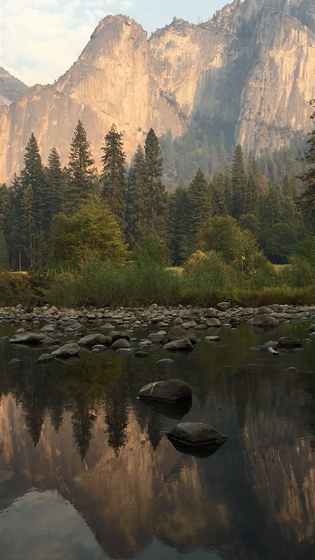 1284x2778 landscape photography of trees near mountain -  iphone 13 Wallpaper