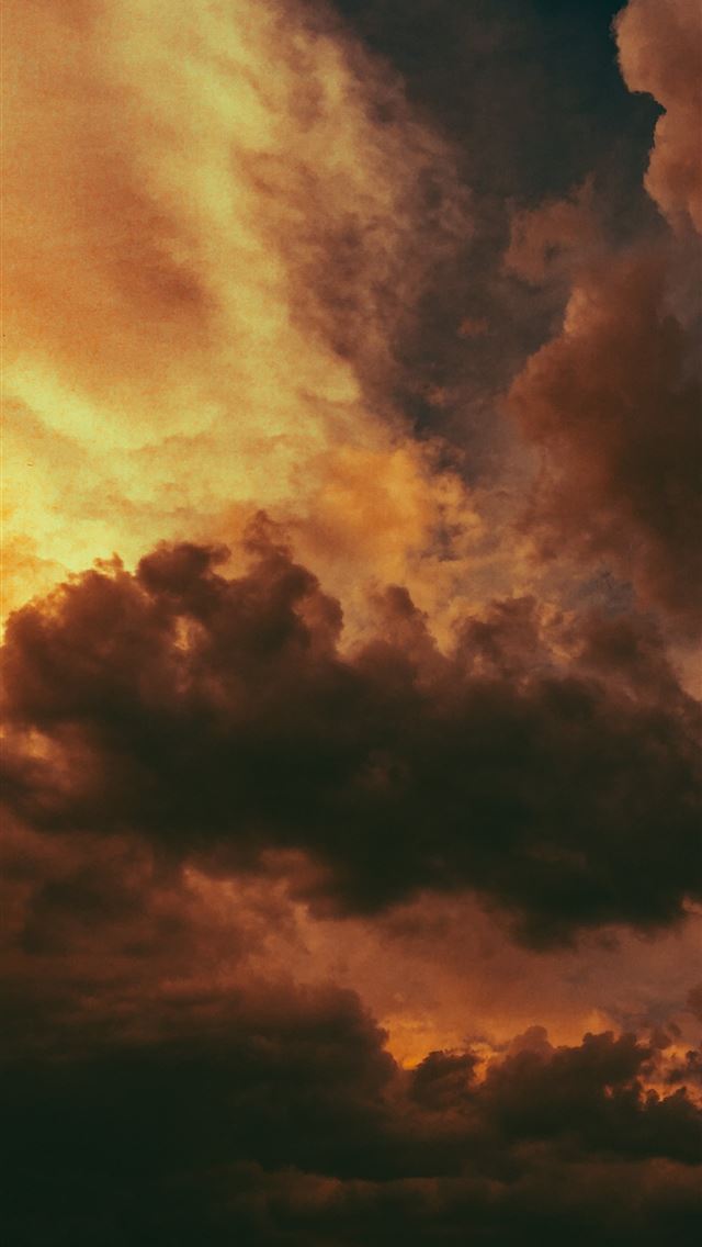 1284x2778 white clouds -  iphone 13 Wallpaper