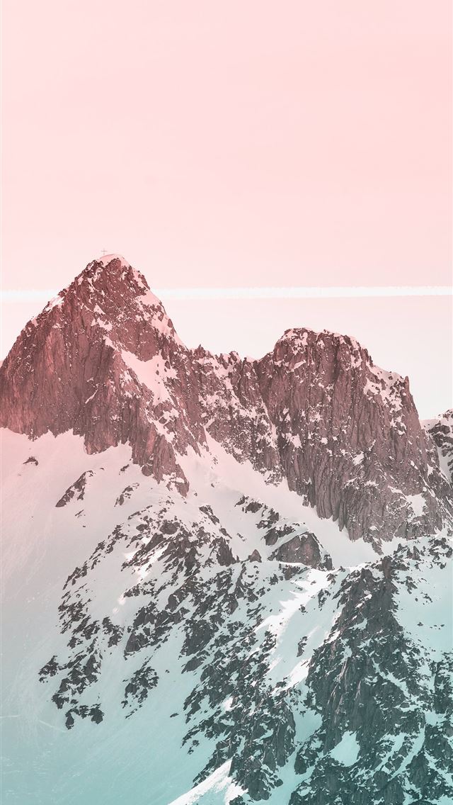 1284x2778 snow covered mountain -  iphone 13 Wallpaper