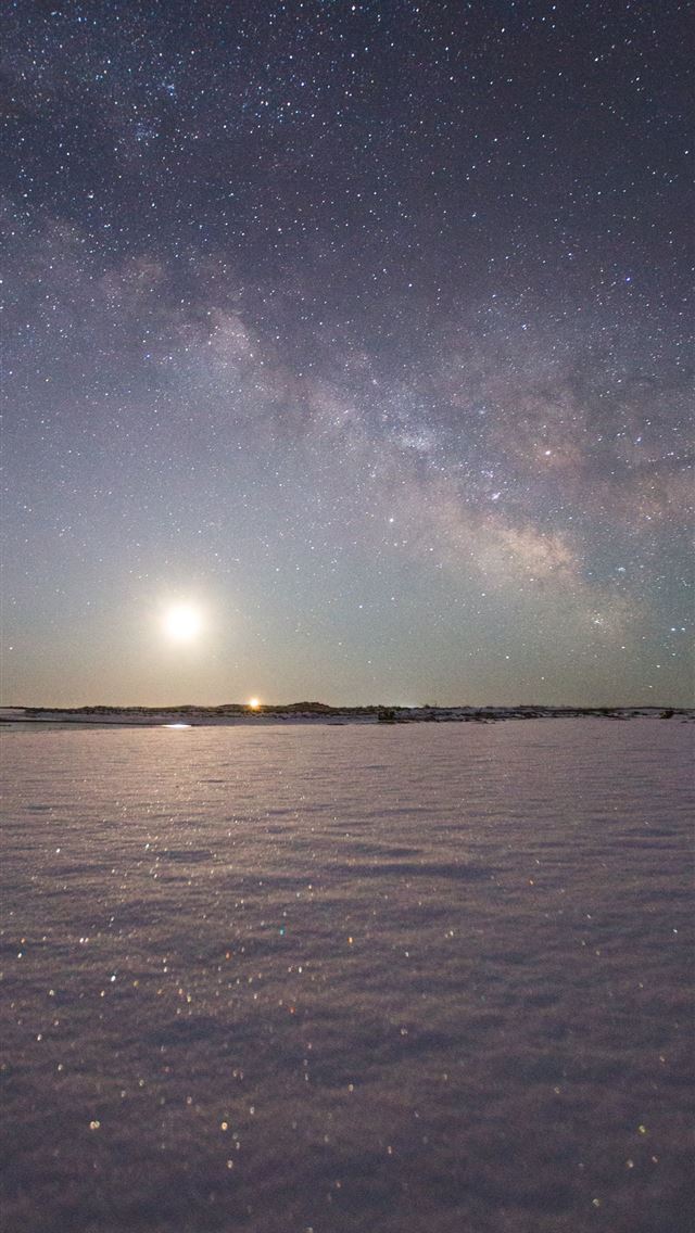 1284x2778 snow field - maine iPhone Wallpaper