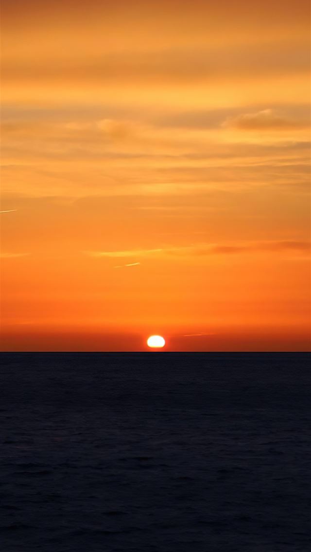 1284x2778 dusk sea sunset silence 5k -  iPhone Wallpaper