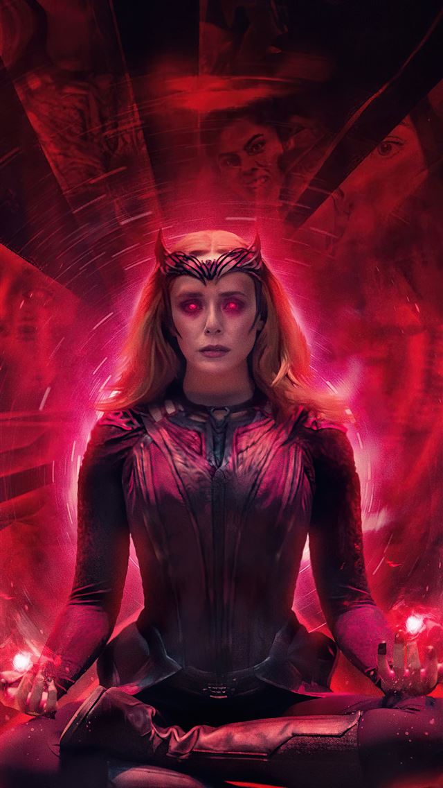 1284x2778 scarletwitch doctor strange in the multiverse of m... - movies iPhone Wallpaper