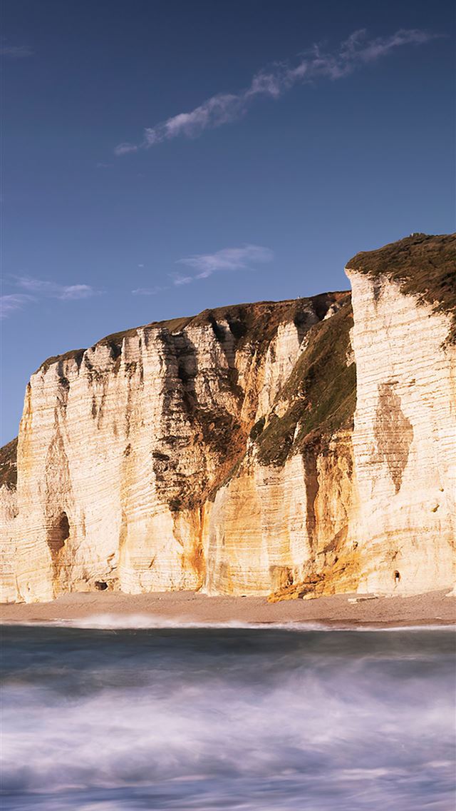 1284x2778 chalk cliffs near etretat france -  iphone 13 Wallpaper