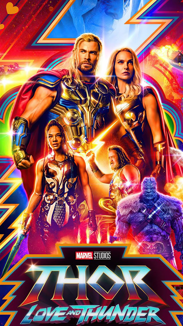 640x1136 thor love and thunder movie poster 5k -  iPhone Wallpaper