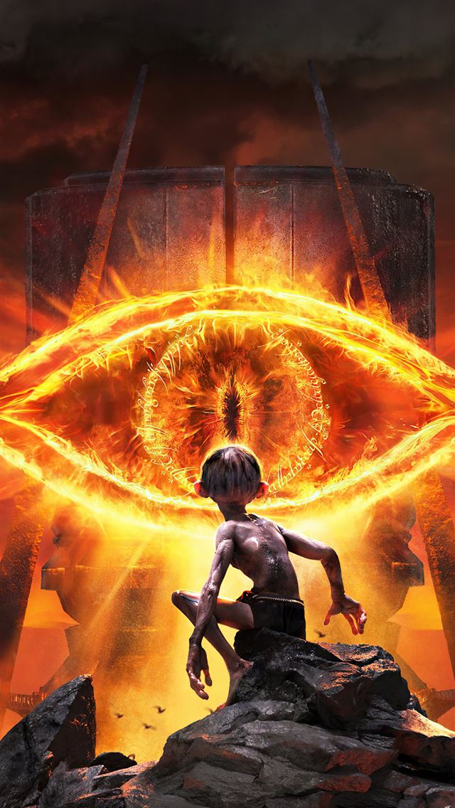 1284x2778 the lord of the rings gollum 5k - games iPhone Wallpaper