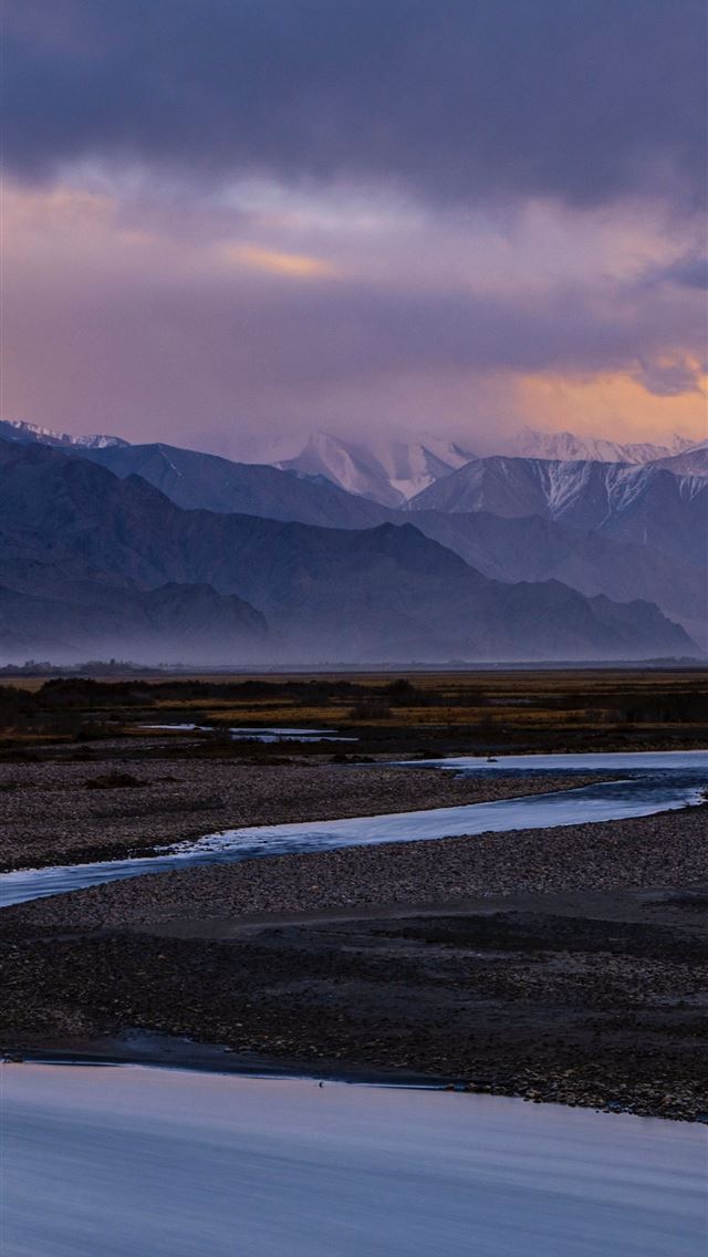 1284x2778 beautiful morning mountains 10k -  iphone 13 Wallpaper
