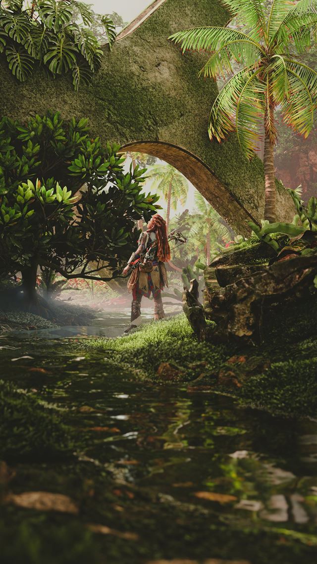 1284x2778 the horizon forbidden west 4k -  iPhone Wallpaper