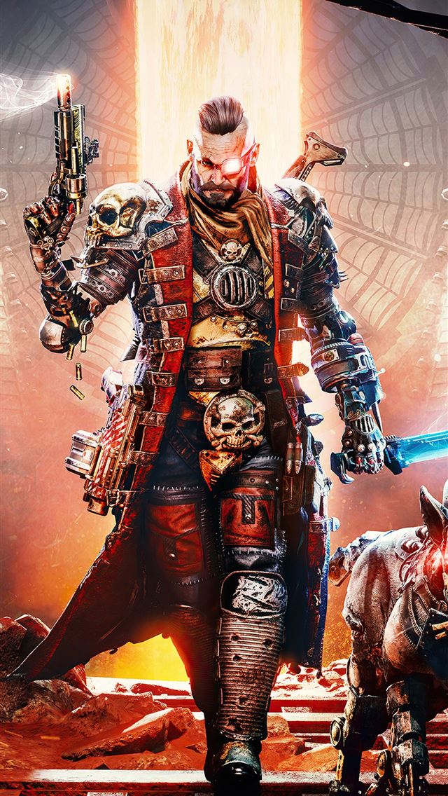 1284x2778 necromunda hired gun warhammer 40000 4k -  iphone 13 Wallpaper
