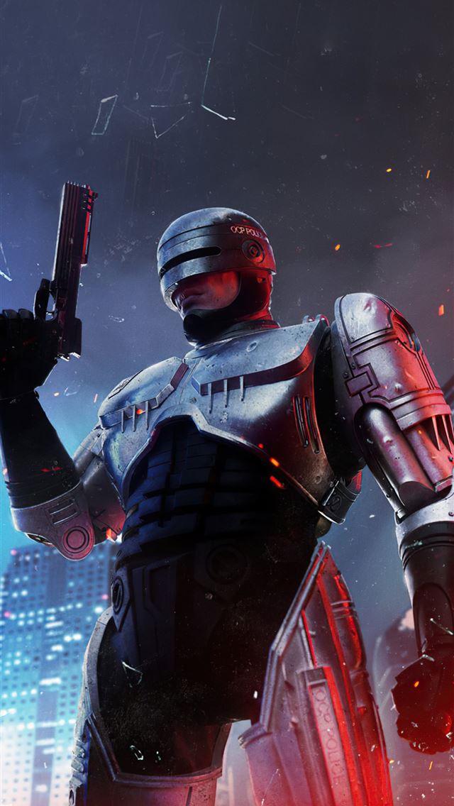 1284x2778 robocop rogue city -  iPhone Wallpaper