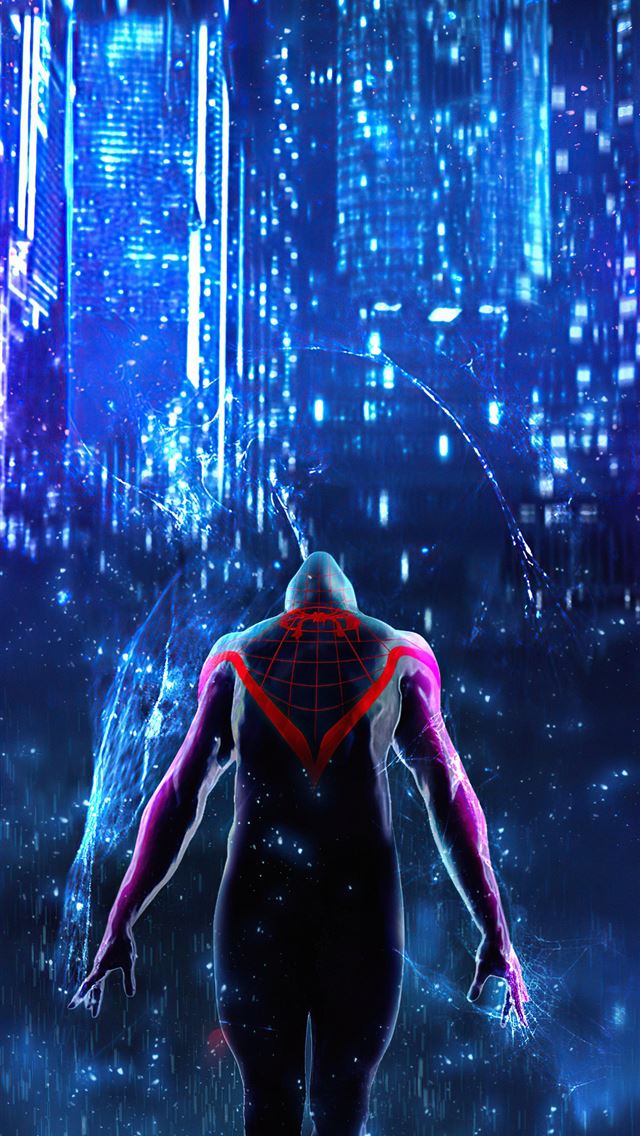 1284x2778 spiderman into the spider verse poster -  iphone 13 Wallpaper