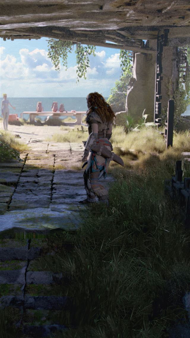 1284x2778 horizon forbidden west concept art 5k -  iphone 13 Wallpaper