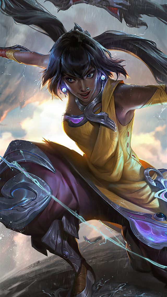 640x1136 league of legends champion nilah splash art -  iPhone Wallpaper