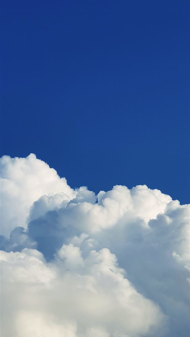1290x2796 white clouds and blue sky during daytime -  iphone 14 Wallpaper
