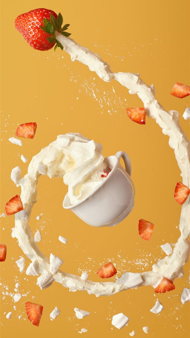 1290x2796 white and red heart shaped candy on orange surface - spring iPhone Wallpaper