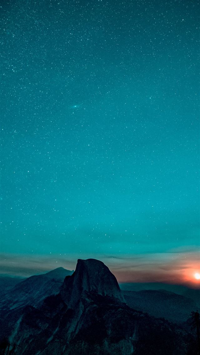 640x1136 brown mountain under blue sky -  iPhone Wallpaper