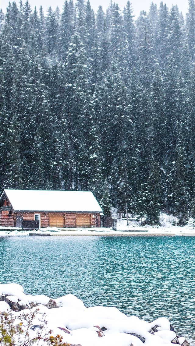1290x2796 lake louise canada banff landscape alberta rocky 5... -  iphone 14 Wallpaper
