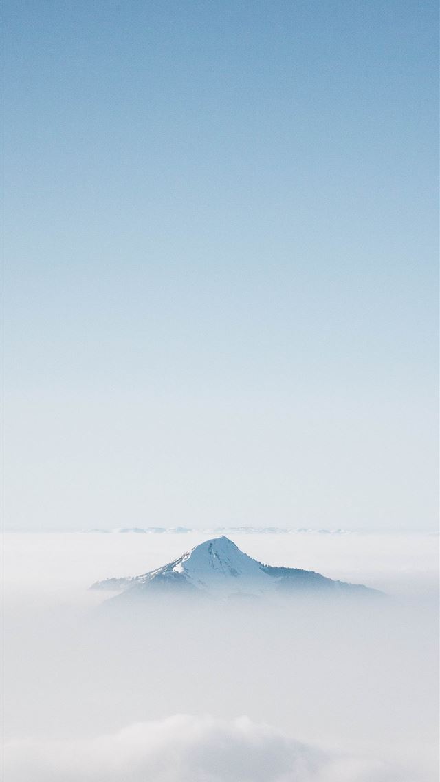 1290x2796 snow covered mountain under blue sky during daytim... - simple iPhone Wallpaper