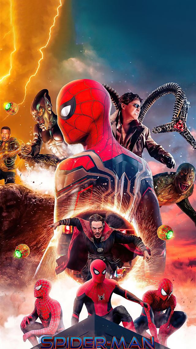 1290x2796 spiderman no way home movie poster - movies iPhone Wallpaper