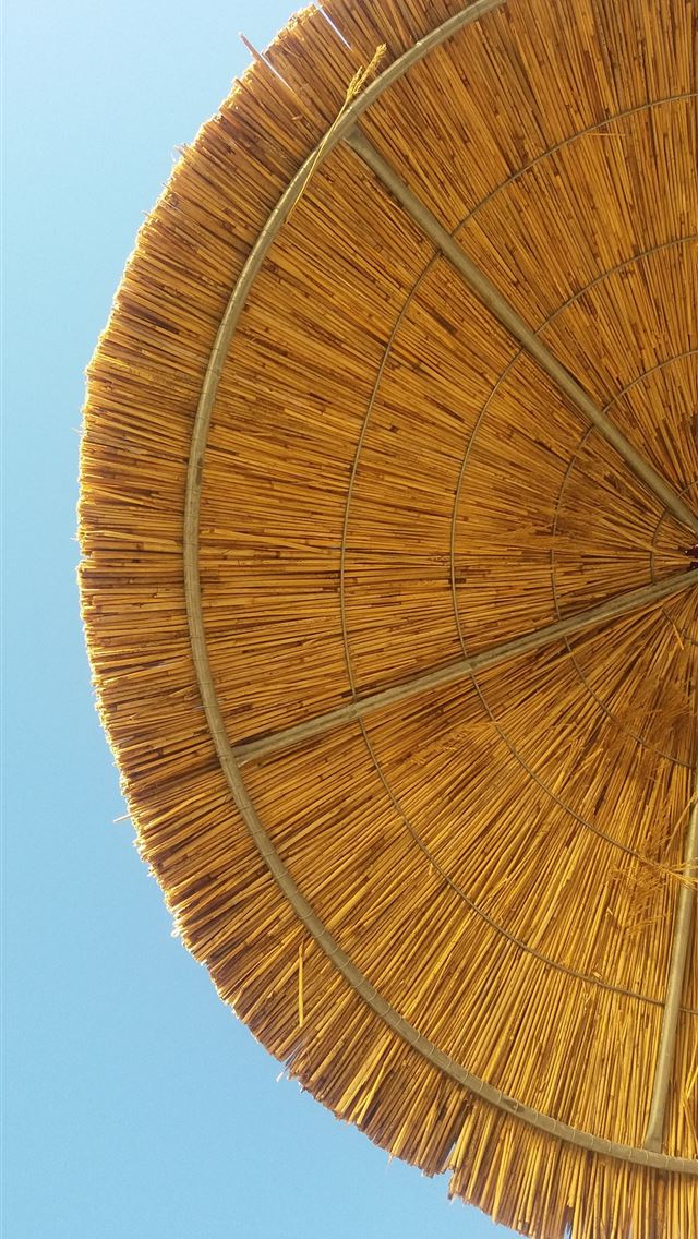 1290x2796 worm's eye view photography of beige parasol -  iphone 14 Wallpaper