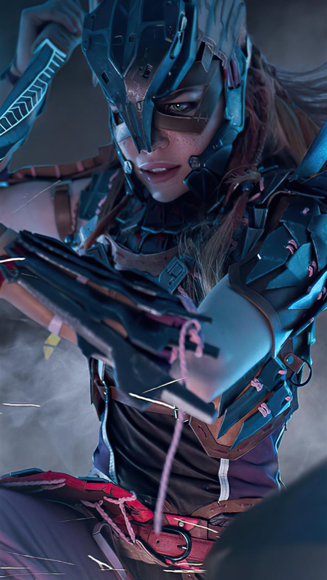 1290x2796 aloy horizon zero dawn cosplay -  iphone 14 Wallpaper
