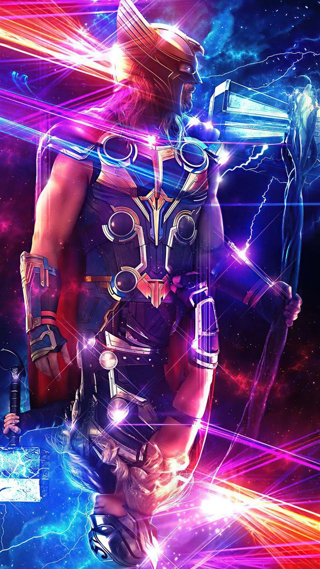 640x1136 thor love and thunder viking 5k -  iPhone Wallpaper