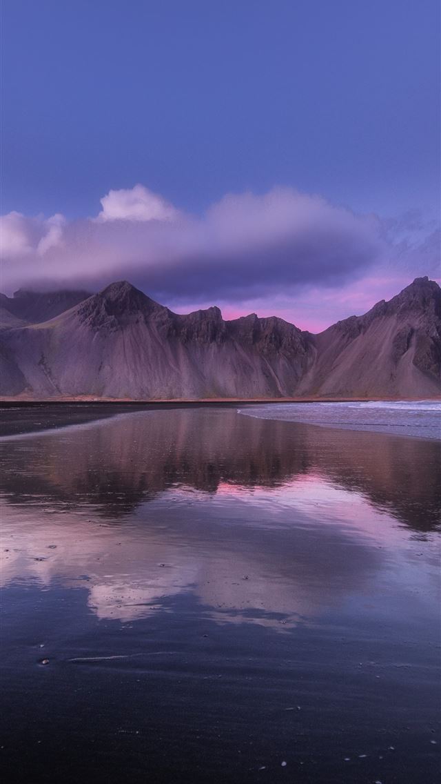 1290x2796 iceland vestrahorn mountain 5k -  iphone 14 Wallpaper