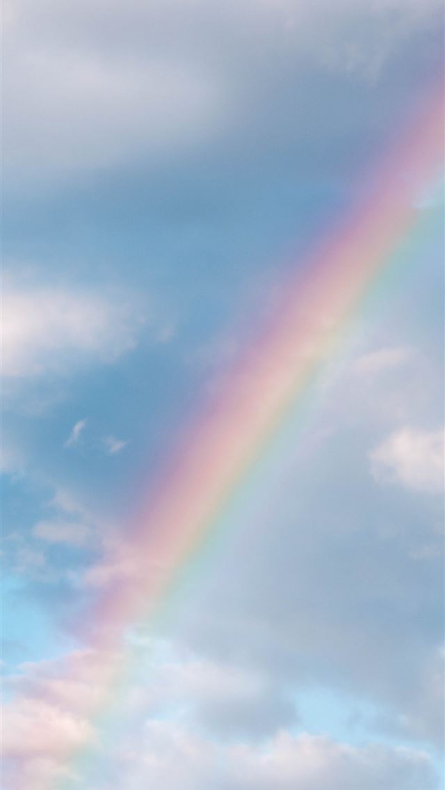 1290x2796 blue sky with white clouds - love iPhone Wallpaper