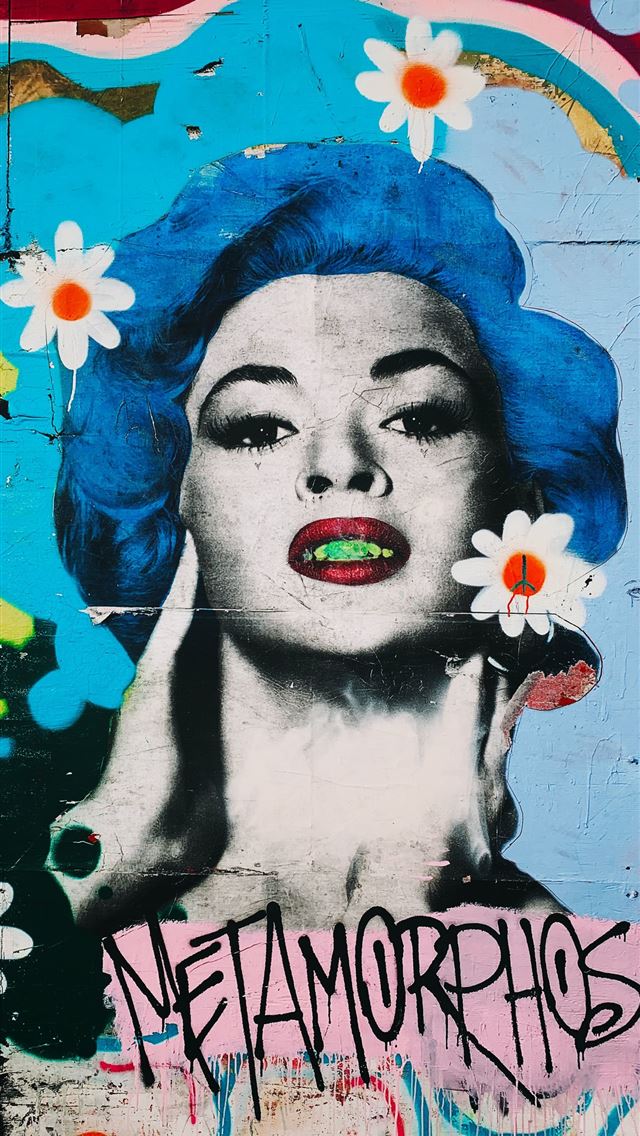 1290x2796 Metamorphosis graffiti wallpaper - art iPhone Wallpaper