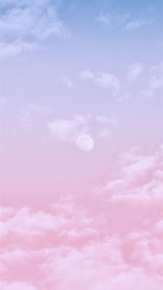 640x1136 White Clouds in Pink and Blue Clouds -  iPhone Wallpaper