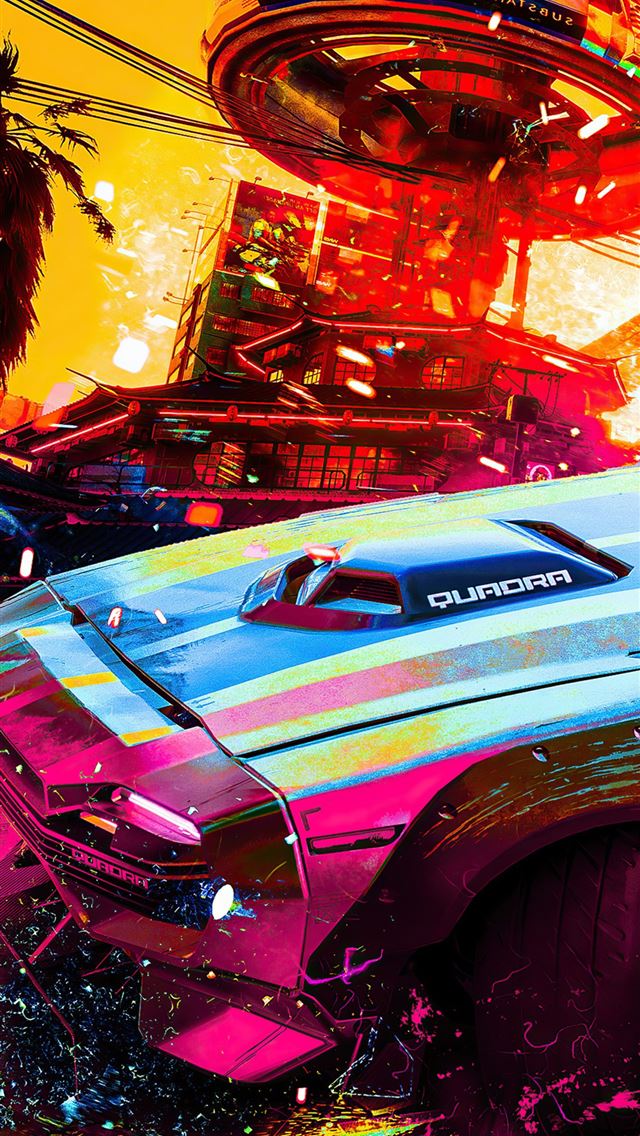 1290x2796 cyberpunk 2077 quadra 4k - games iPhone Wallpaper