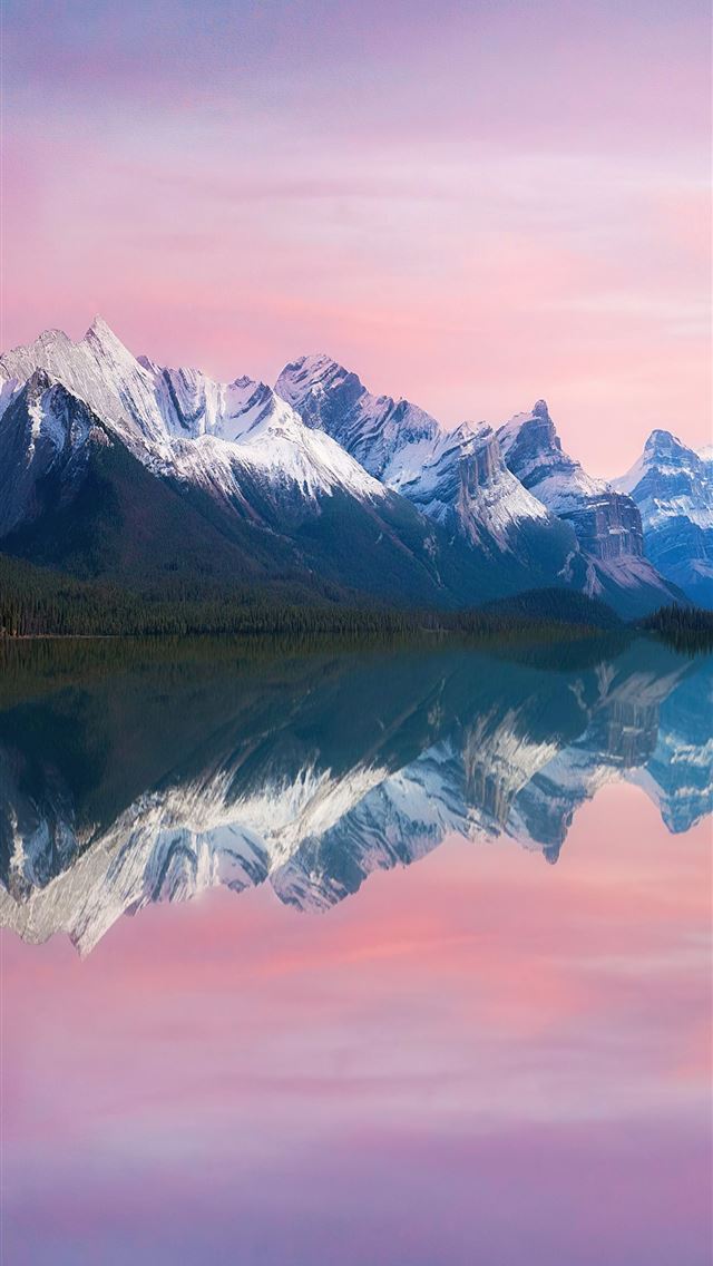 1290x2796 reflection mountains 4k -  iphone 14 Wallpaper
