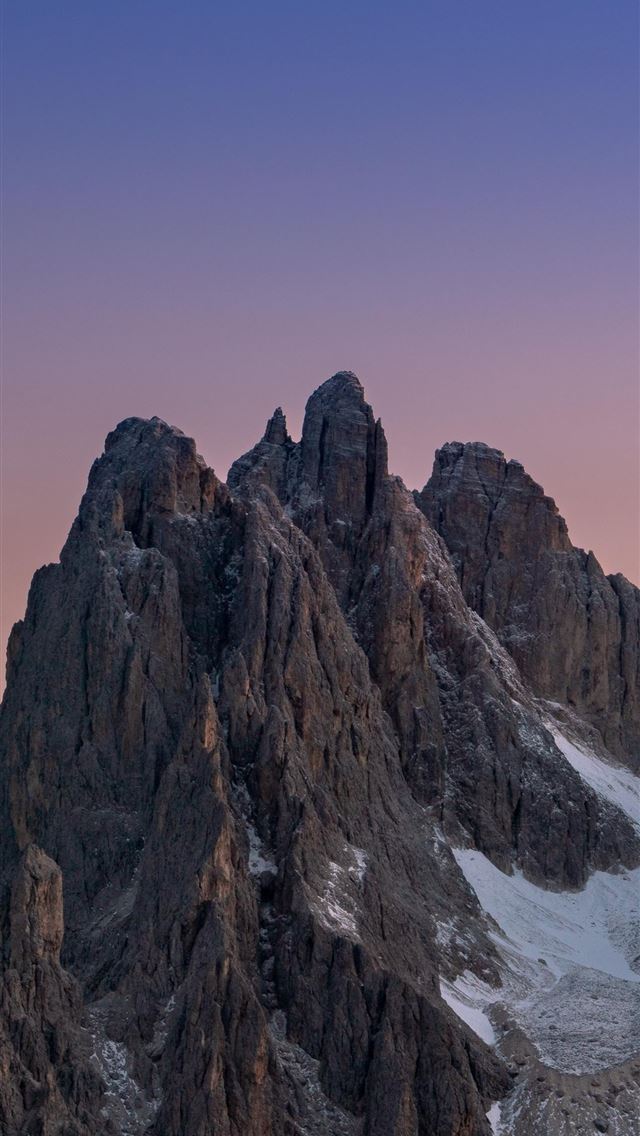 1290x2796 sunset and moonrise in the italian dolomites -  iPhone Wallpaper