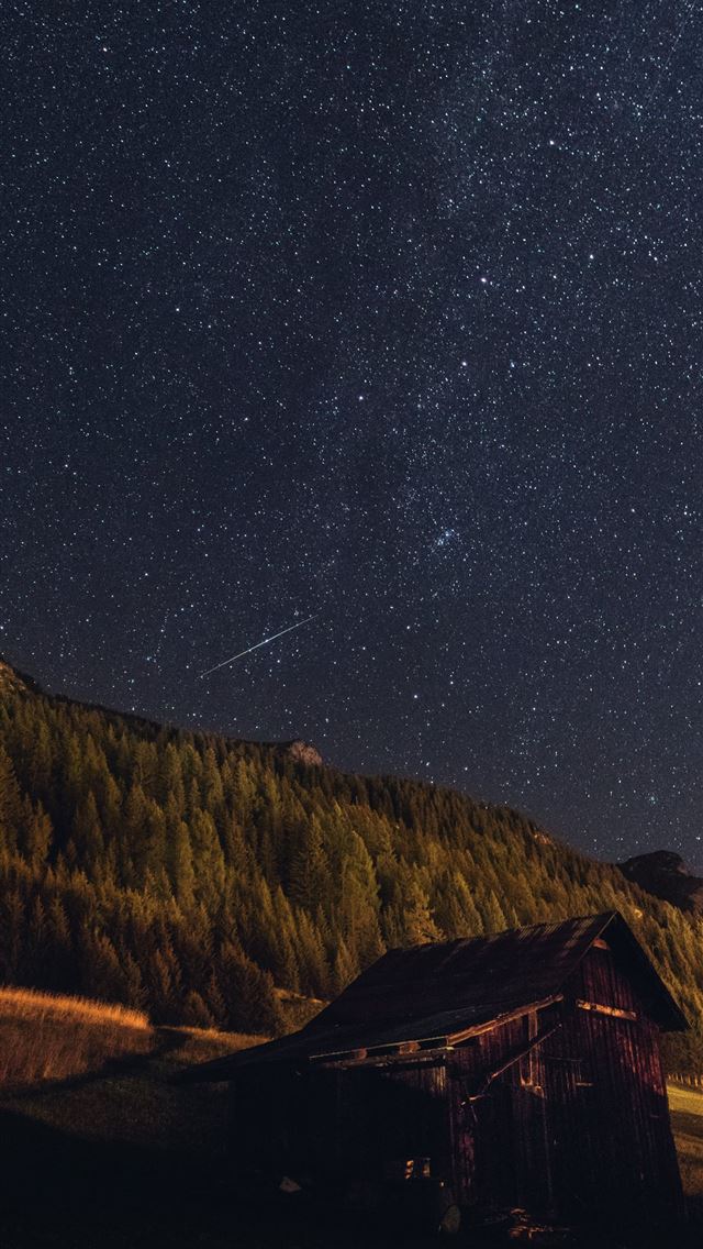 1290x2796 brown house beside mountain - italy iPhone Wallpaper