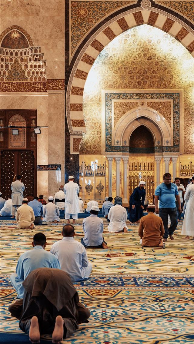 1290x2796 men kneeling and bowing inside building - quotes iPhone Wallpaper