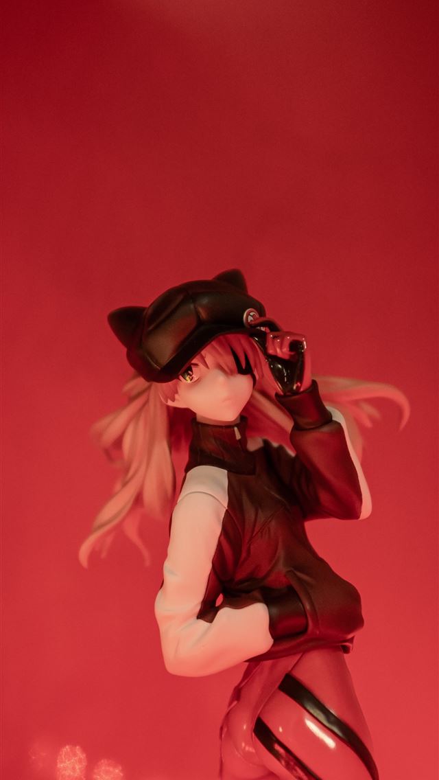 1290x2796 pink haired female anime character action figure - cartoon iPhone Wallpaper