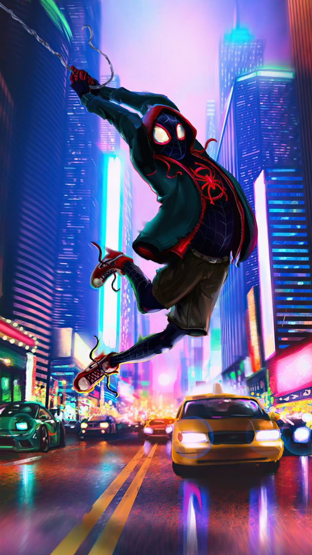 1290x2796 spiderman into the spider verse 5k - movies iPhone Wallpaper