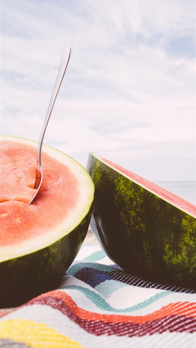 1290x2796 sliced watermelon - summer iPhone Wallpaper