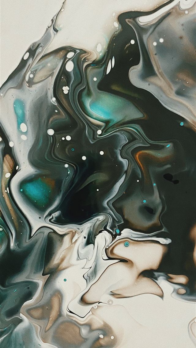 640x1136 black white and blue abstract painting -  iPhone Wallpaper