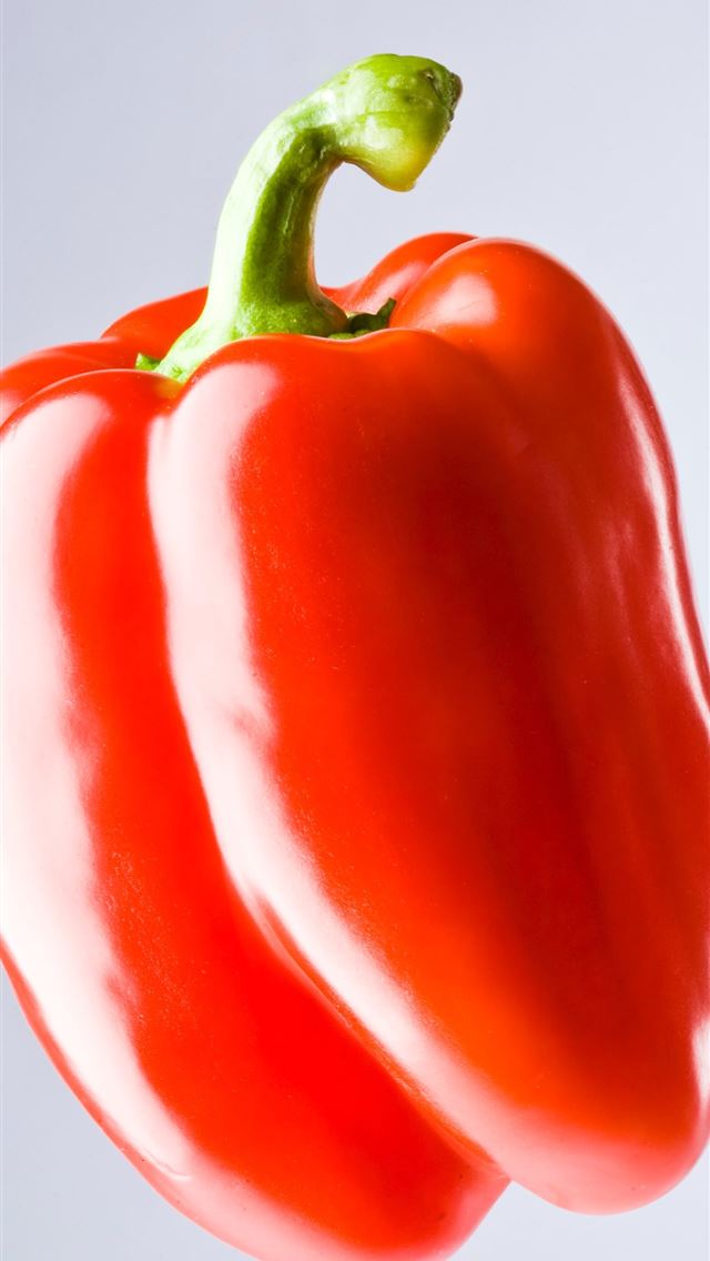 1290x2796 red bell pepper - shiny iPhone Wallpaper