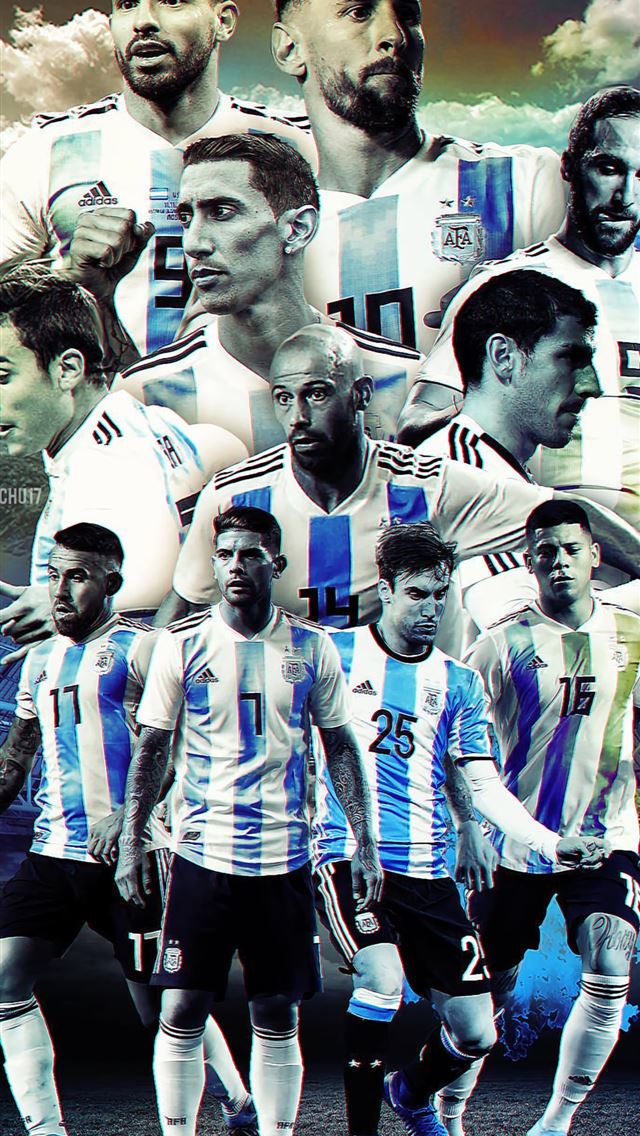 1125x2436 argentina national football team - fifa 2022 iPhone Wallpaper