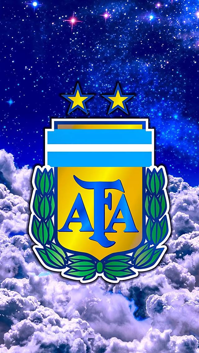 1125x2436 argentina national football team emblem in sky - fifa 2022 iPhone Wallpaper
