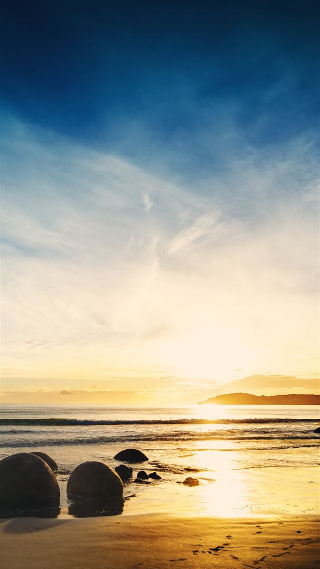 1290x2796 moeraki morning - nature iPhone Wallpaper